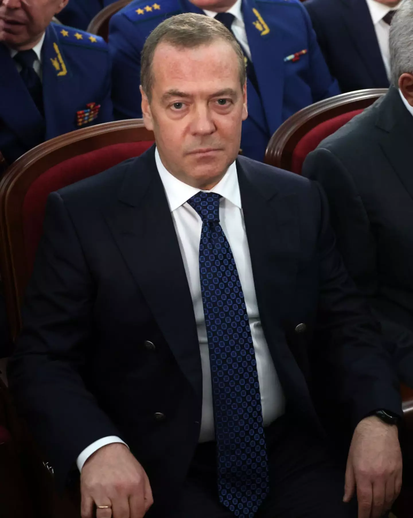 Dmitry Medvedev said that America is an enemy of Russia (Contributor/Getty Images)