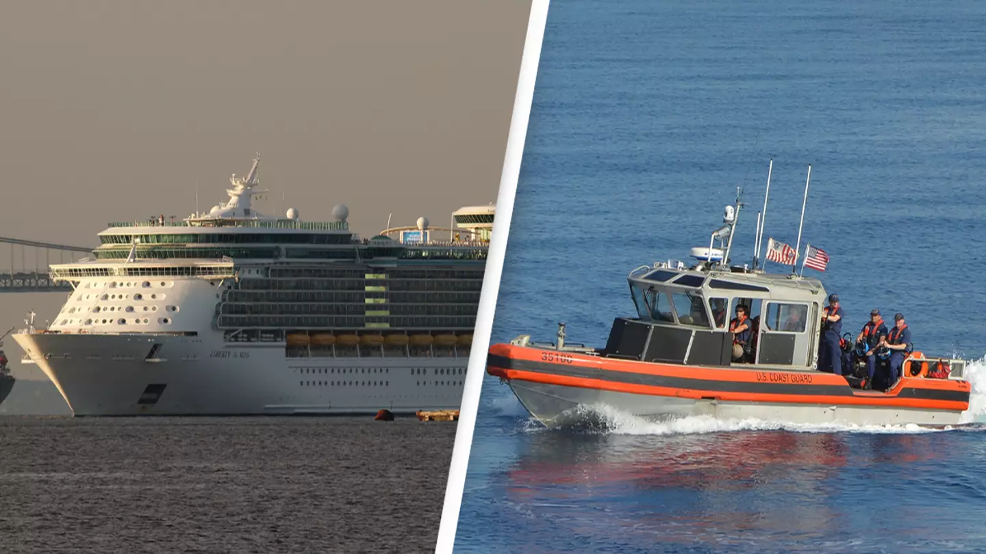 Search and rescue launched after man, 20, 'jumped off' cruise ship in front of family