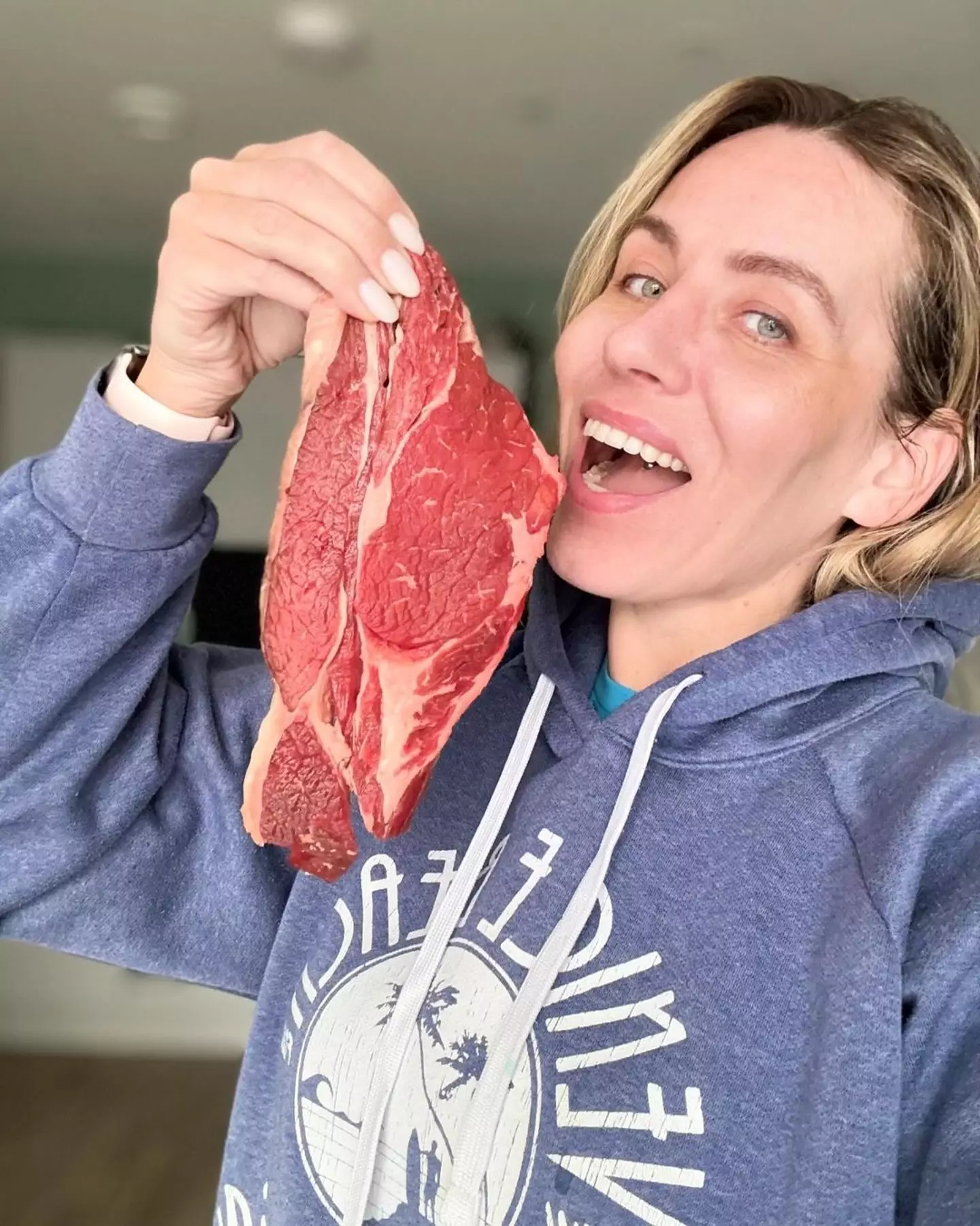 Laura Sliazaite claims she's felt the benefits of the carnivore diet. (Jam Press)