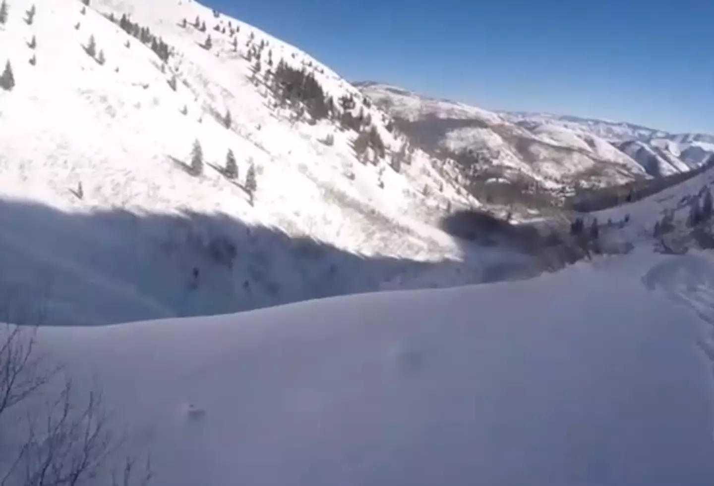 Devin Stratton shared the terrifying footage to his Instagram in 2017.