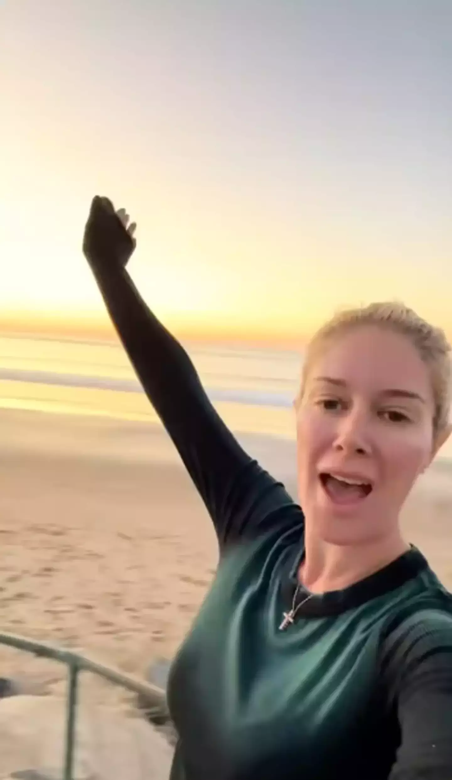 Heidi Montag was on a high when her music topped the iTunes chart (heidimontag/Instagram)