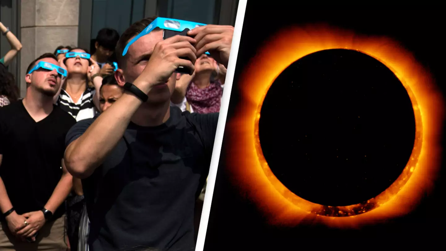 Scientists reveal safe ways to look at today's solar eclipse without glasses after issuing warning