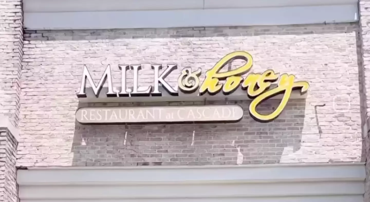Milk and Honey Atlanta - NOT the same restaurant reviewed by Lee - has spoken out about the whole saga on Instagram.