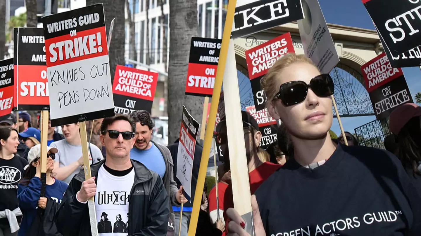 Actors officially join writers on strike and shut down Hollywood