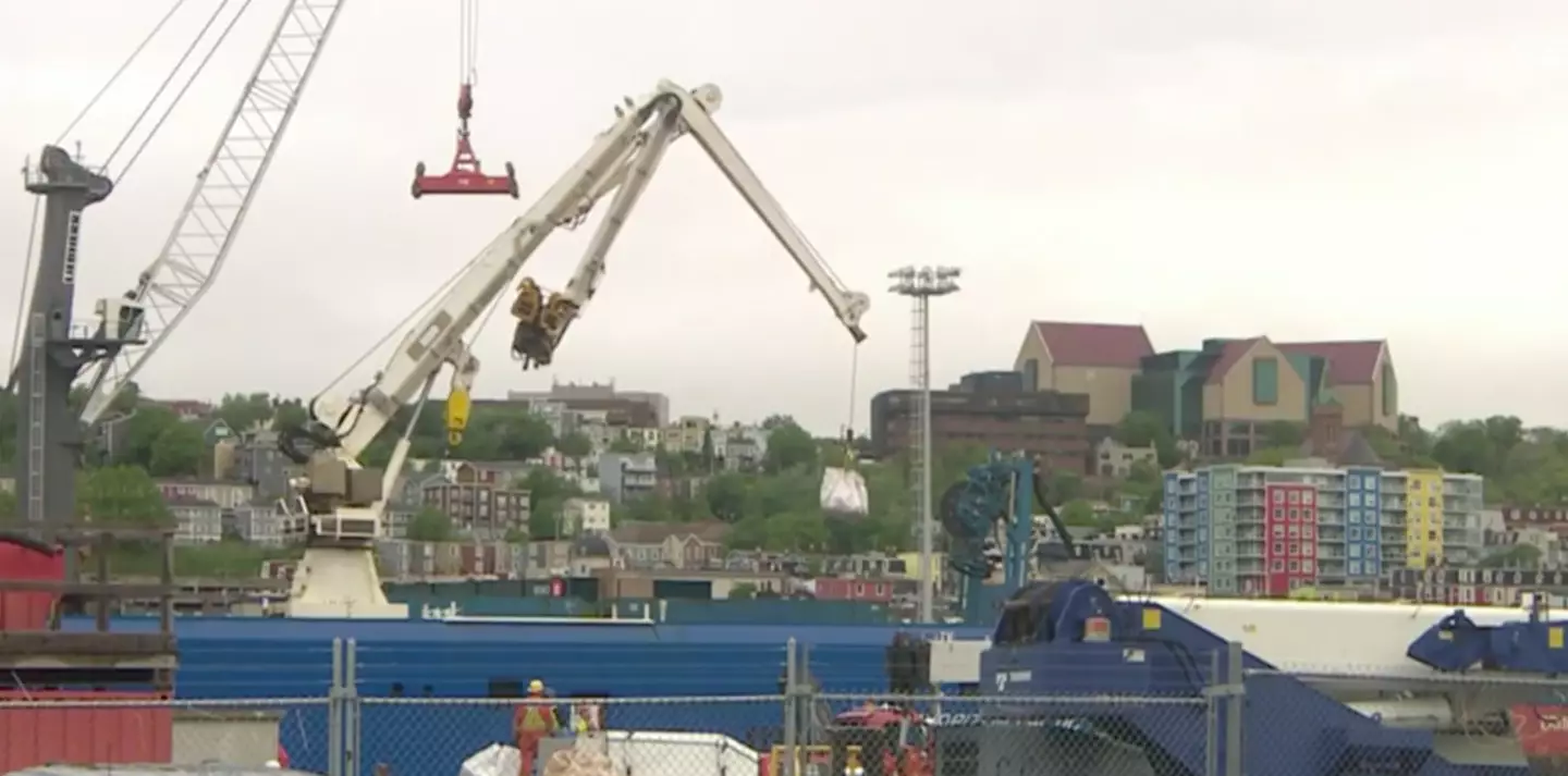 No large slabs of the hull seem to have been recovered.