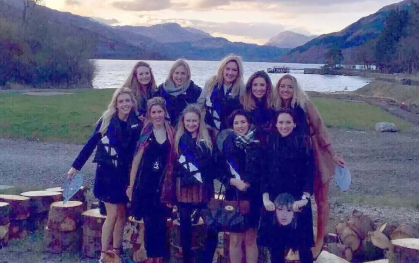 The bachelorette party in Argyll and Bute in Scotland (Twitter/ @hollydca)