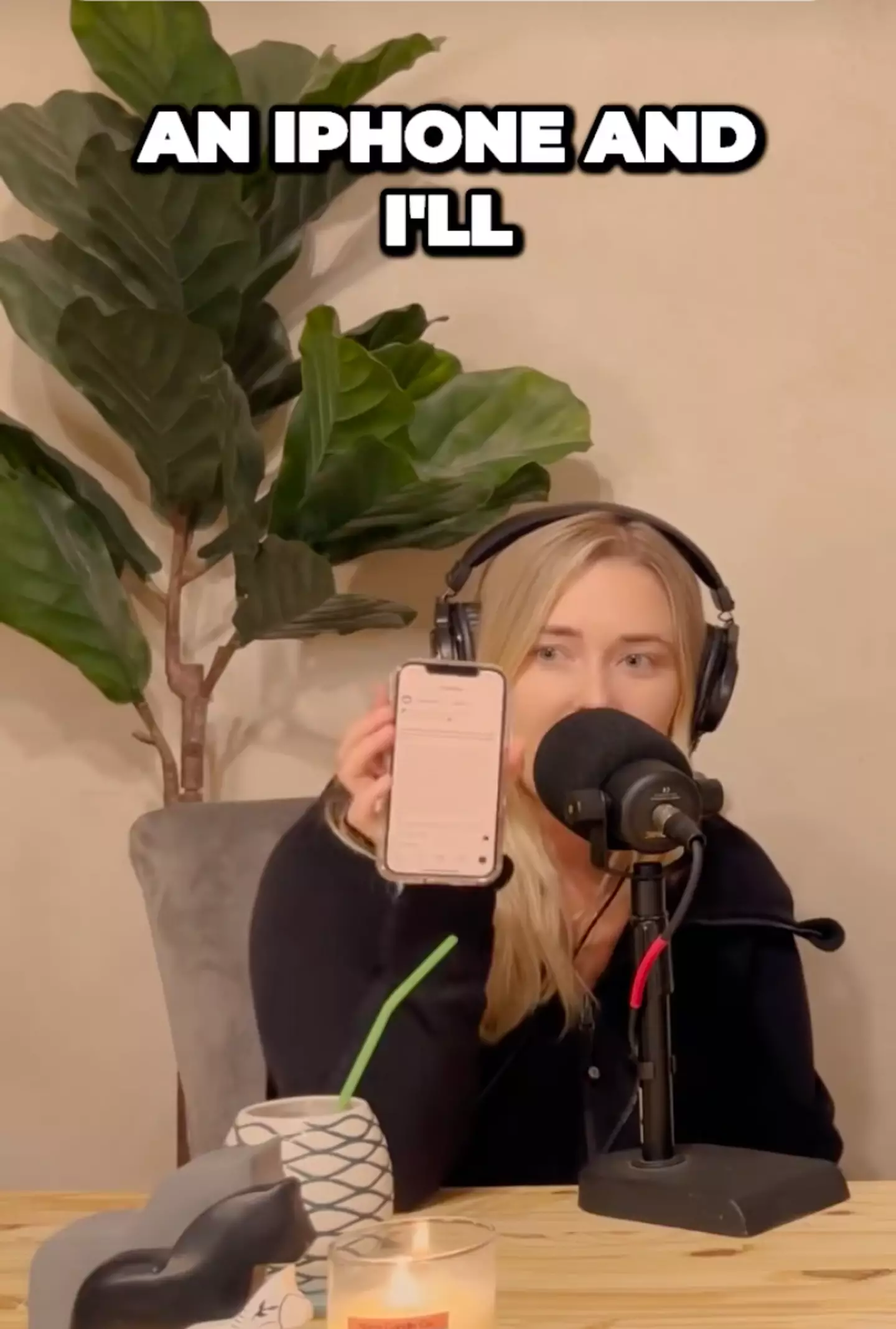 The woman showed her followers the important feature.