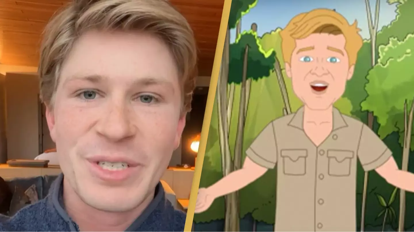 Fans slam Robert Irwin for threatening to sue after cartoon ‘mocked’ him