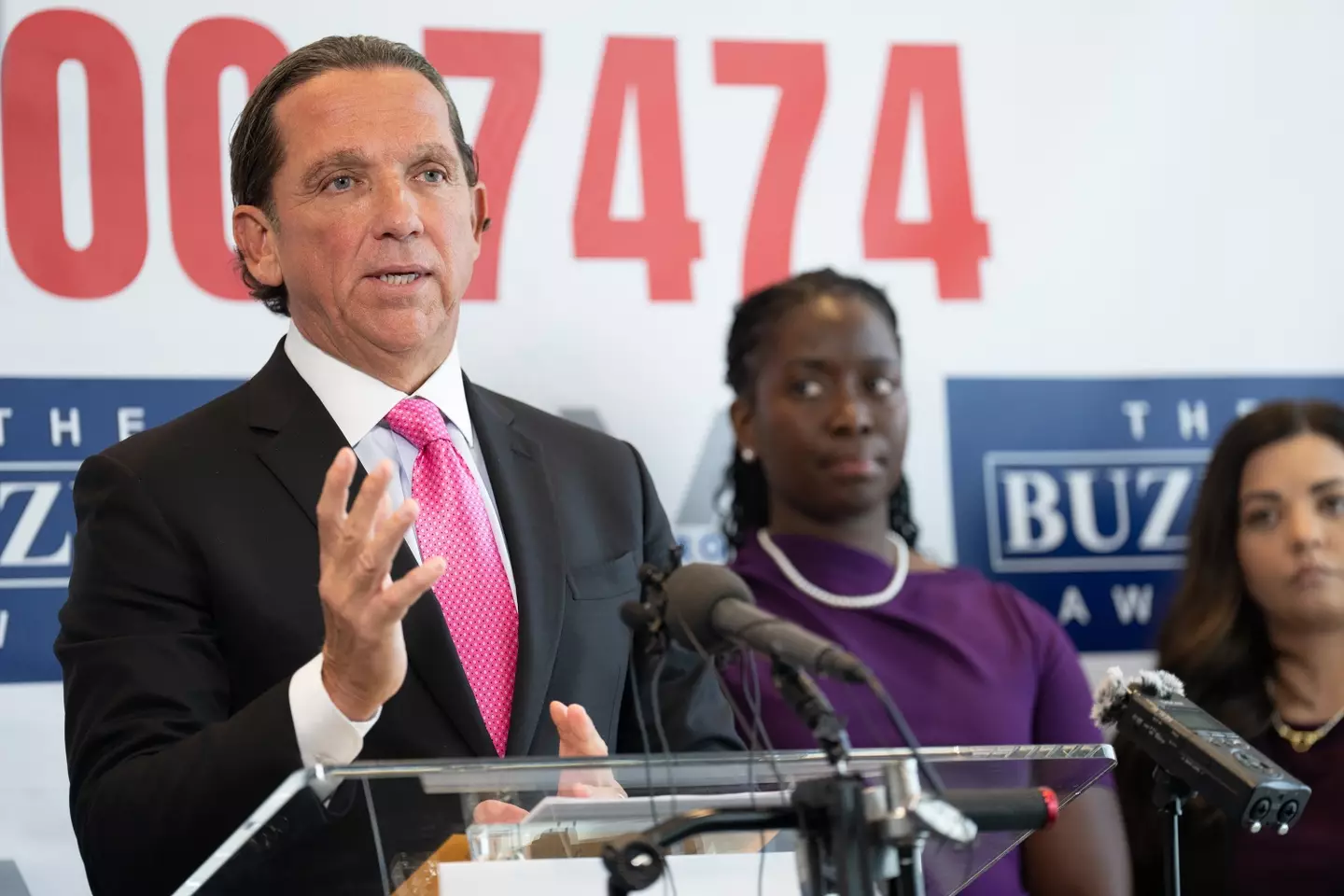 Tony Buzbee is representing over 100 alleged victims (Elizabeth Conley/Houston Chronicle via Getty Images)