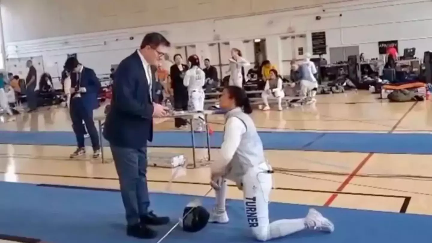 Female fencer who was given severe punishment for refusing to partake with transgender opponent speaks out