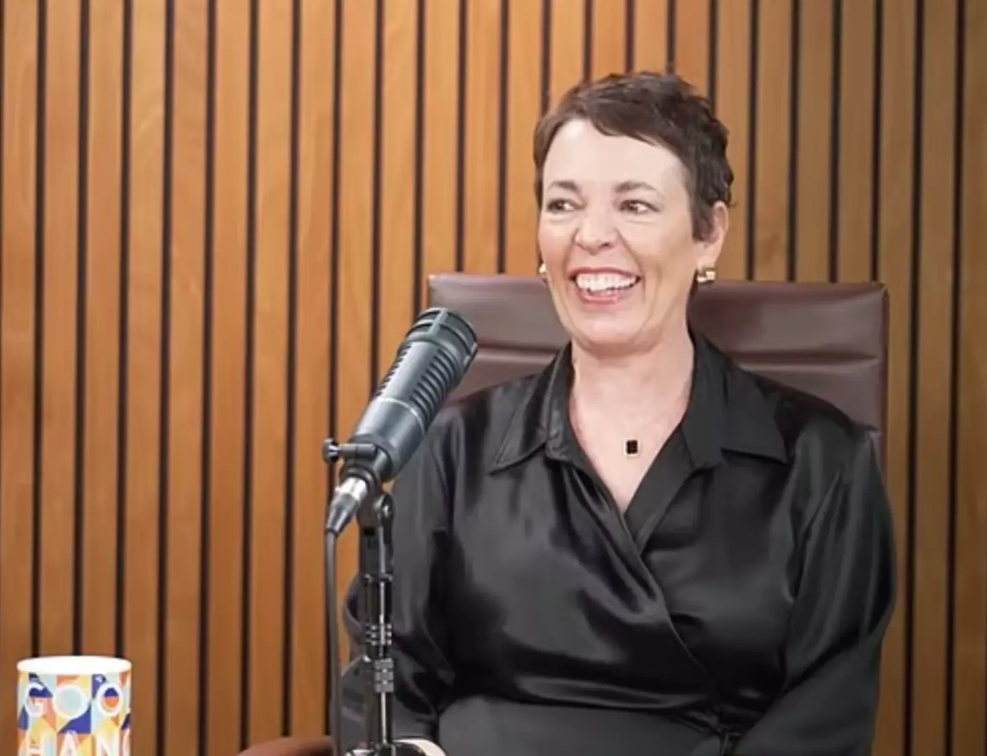 Olivia Colman spoke about what scares her (Good Hang with Amy Poehler/YouTube)