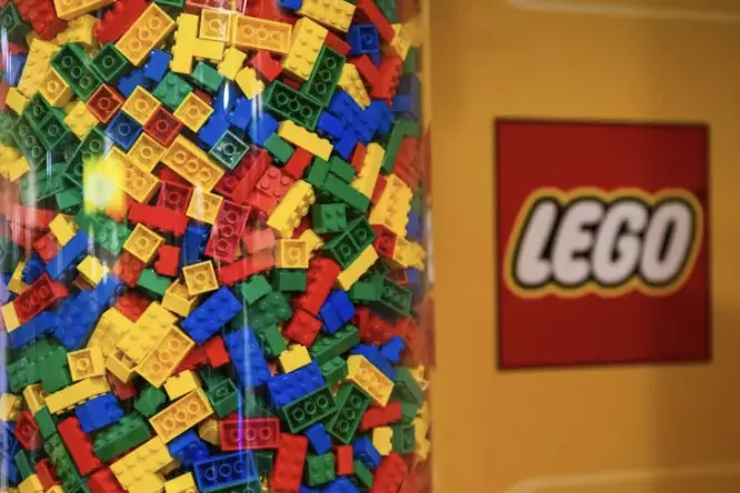 The LEGO founder came up with a new name for his business in 1935. (JONATHAN NACKSTRAND/AFP via Getty Images)