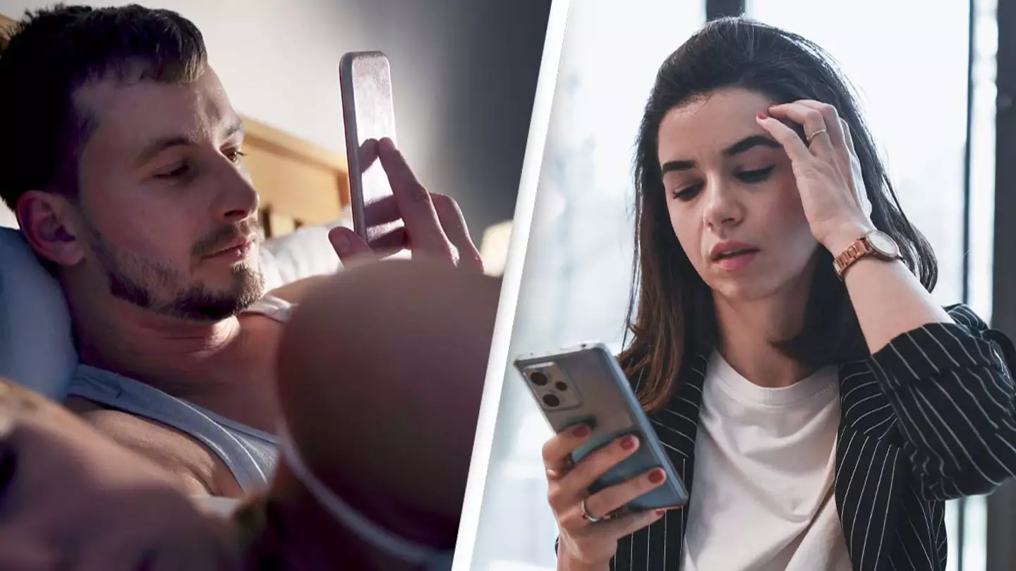 Woman finds 'creepy' hidden tab on boyfriend's phone that people say is 'major red flag'