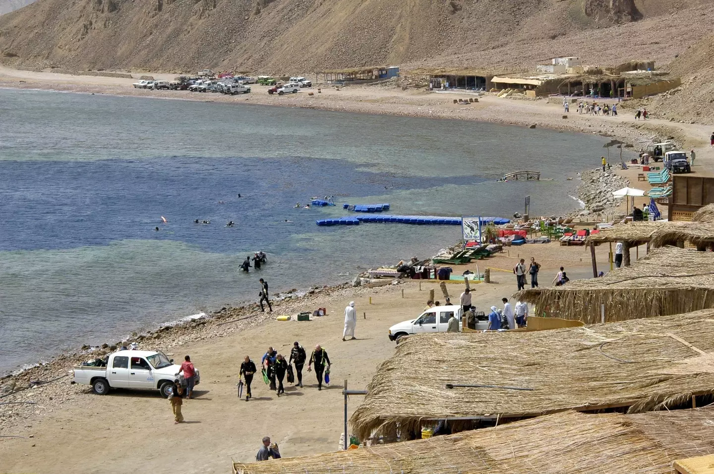 The Blue Hole in Egypt, where Yuri died.