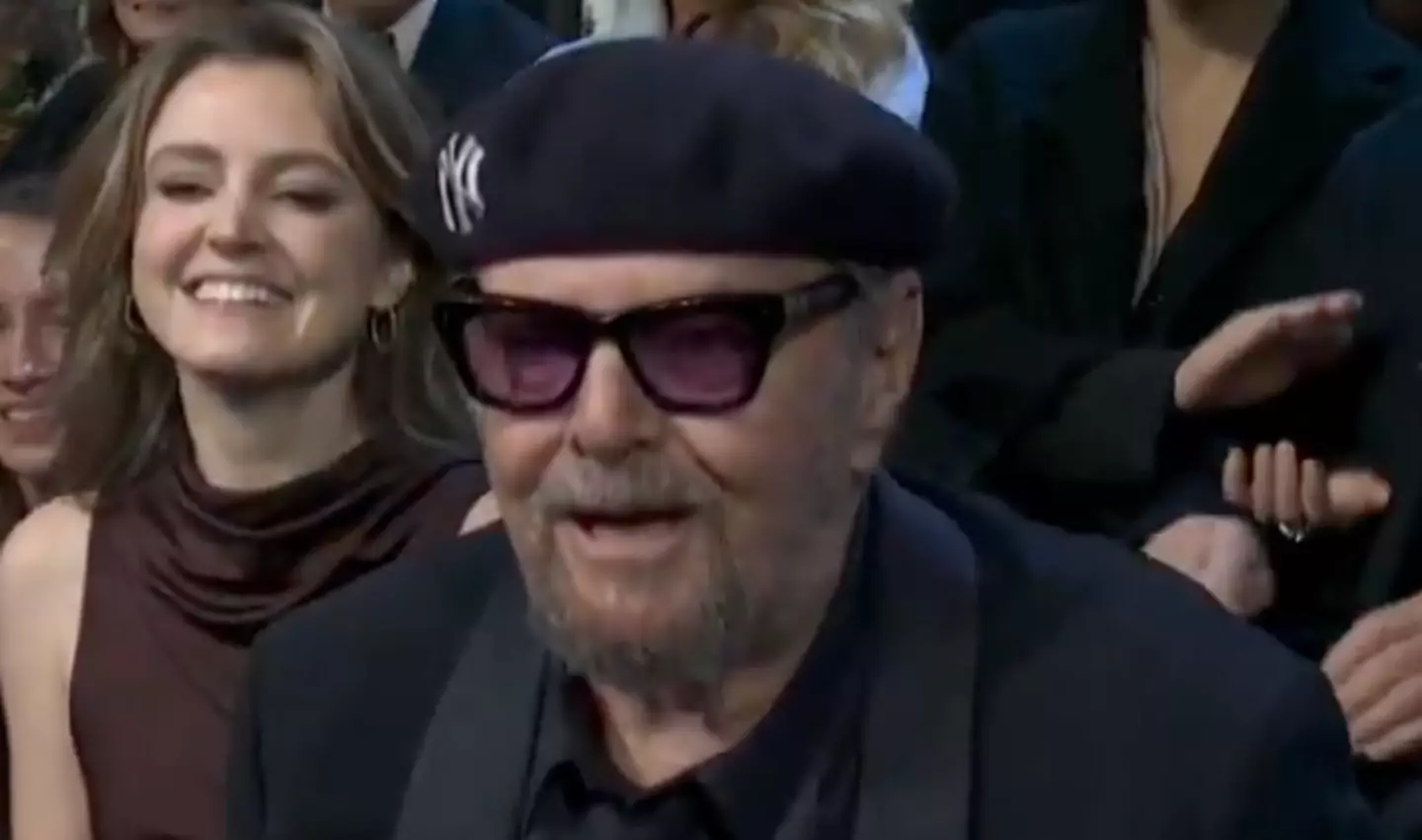 Jack Nicholson made a rare public appearance on SNL50 (NBC)