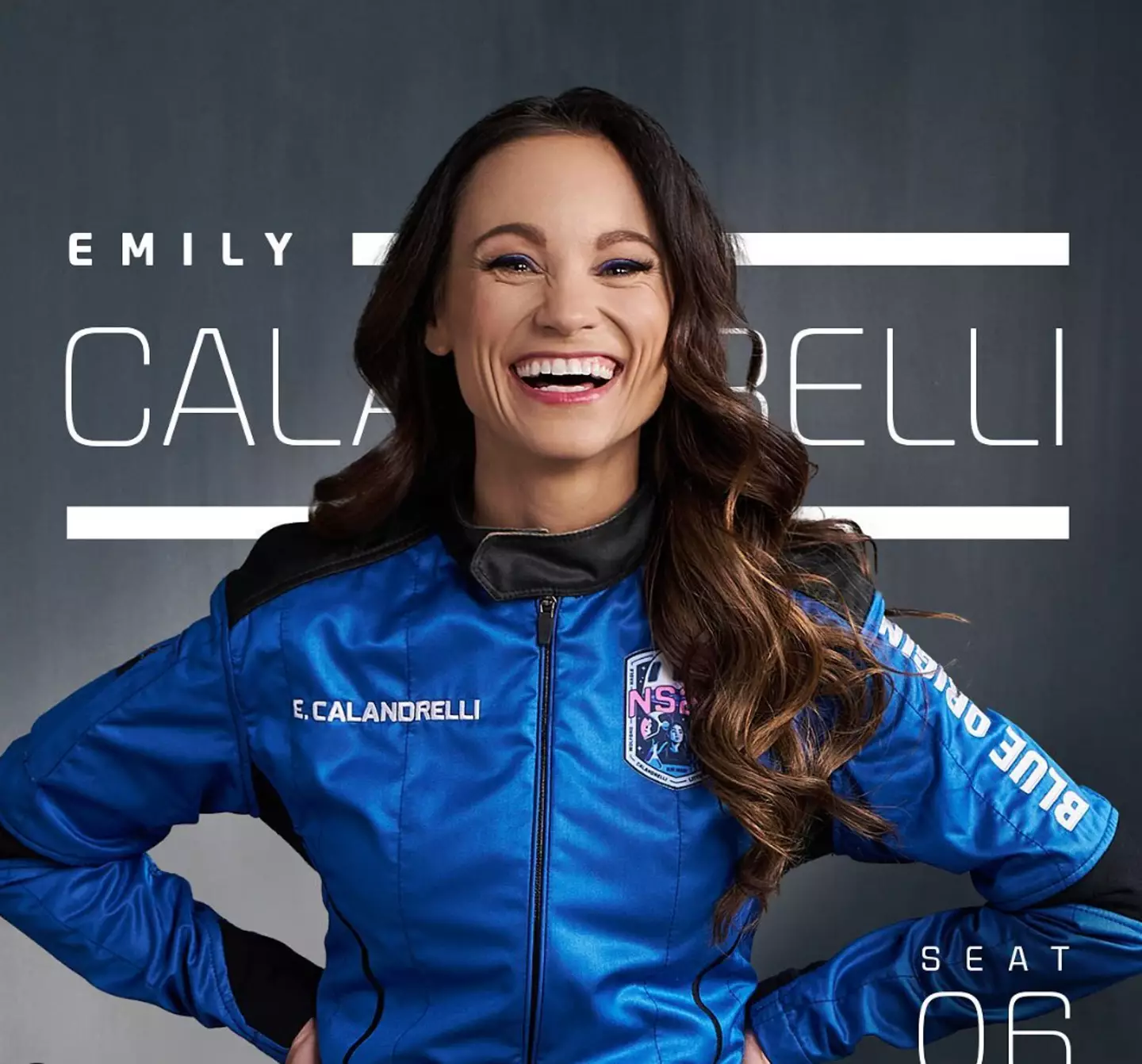 Emily had a defiant message to the people making ridiculous comments (Blue Origin/Instagram)