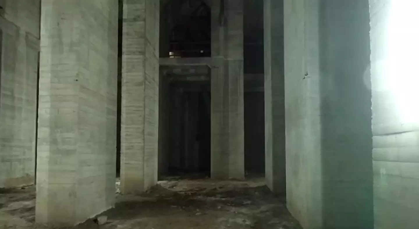 The underground cavern is being reopened.