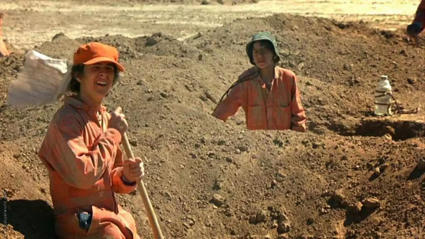 Hanks compared his experience to the 2003 movie Holes.