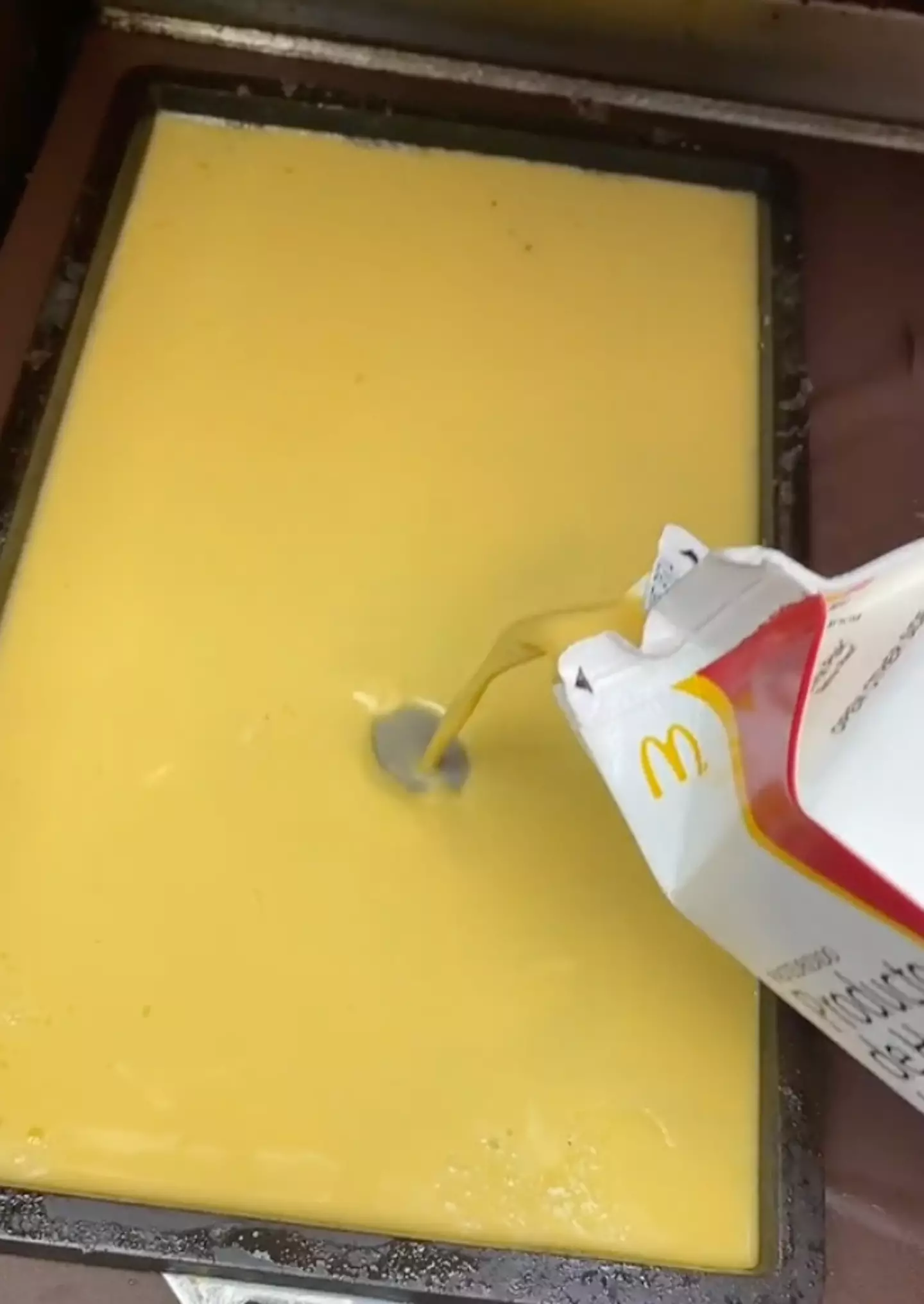 Ever wondered how McDonald's makes its scrambled eggs?