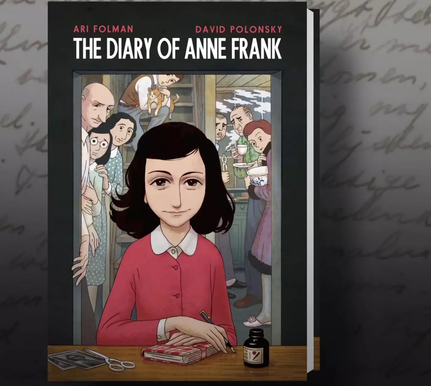 The banned adaptation is a graphic novel of Anne Frank's diary.