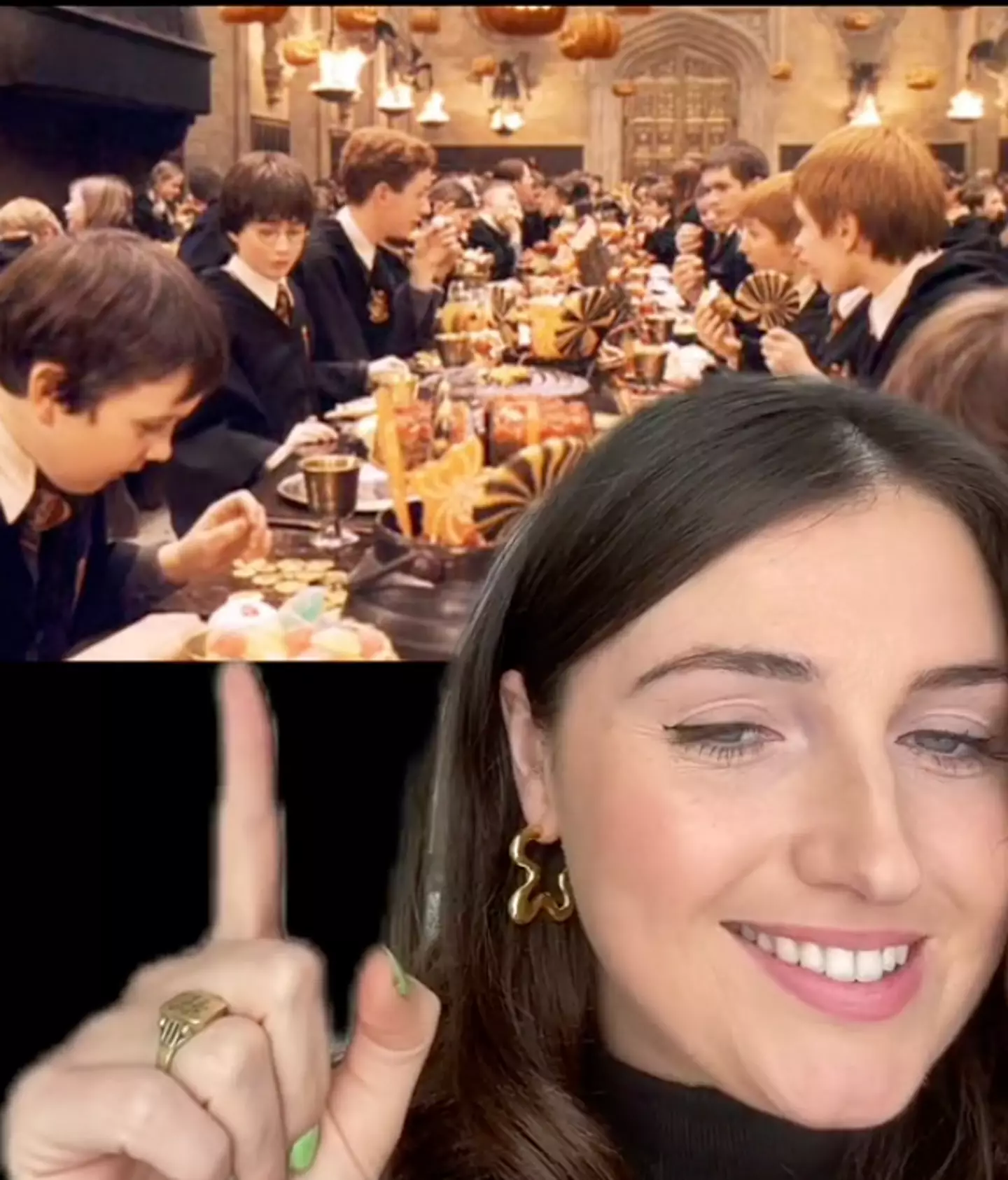 The actress revealed the extras would only be paid £35 per day for their work (TikTok/@samanthaclinch)