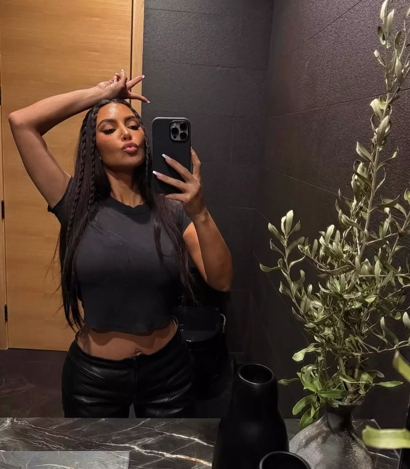 Kim Kardashian has come under fire after sharing a picture of Melania Trump (Instagram/kimkardashian)