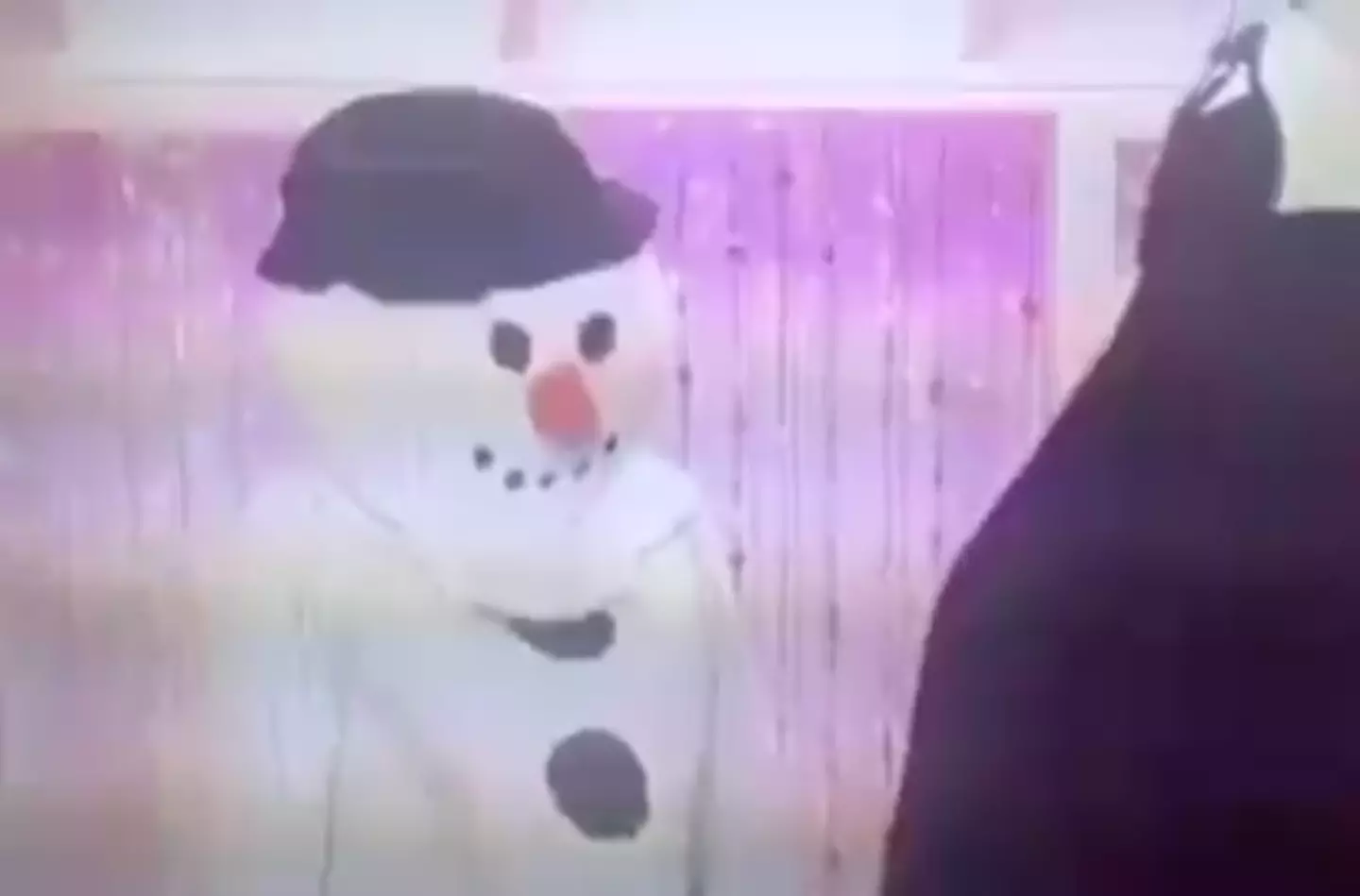 Many people said they chose a creepy-looking snowman.