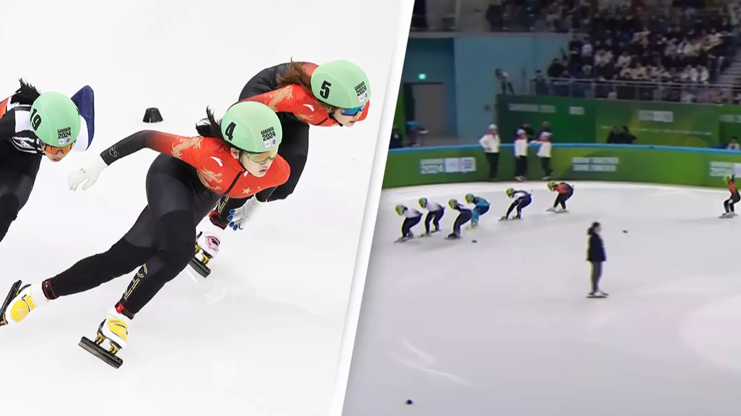 Speed skater fools everyone with ‘genius’ trick to win gold at the Youth Olympics
