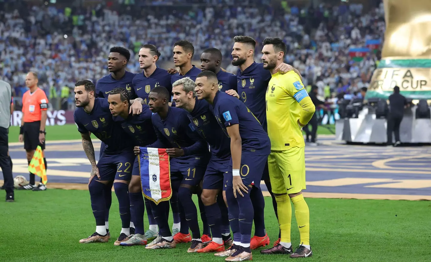 France went into the match as World Cup holders.