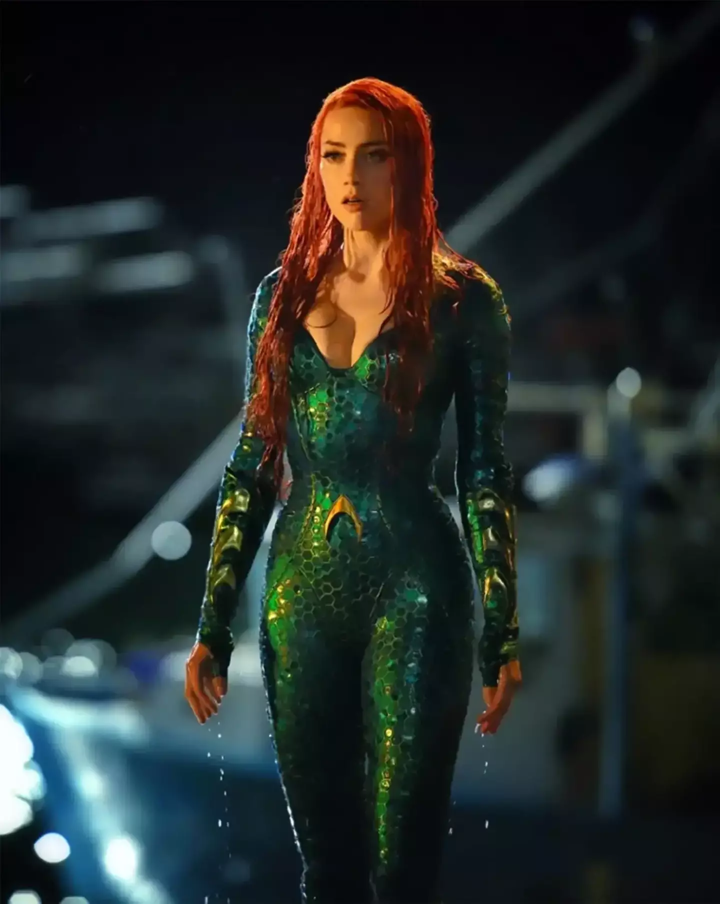 Amber Heard has denied that she’s been cut from Aquaman 2.