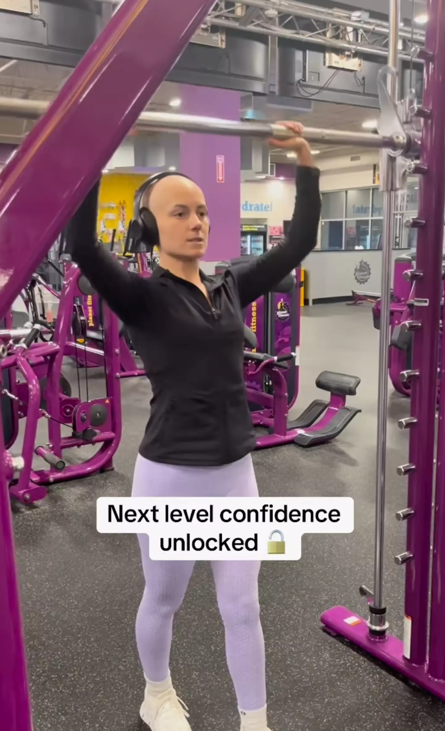 Despite her diagnosis Gianna has been visiting the gym (Instagram/gianna.cericola)