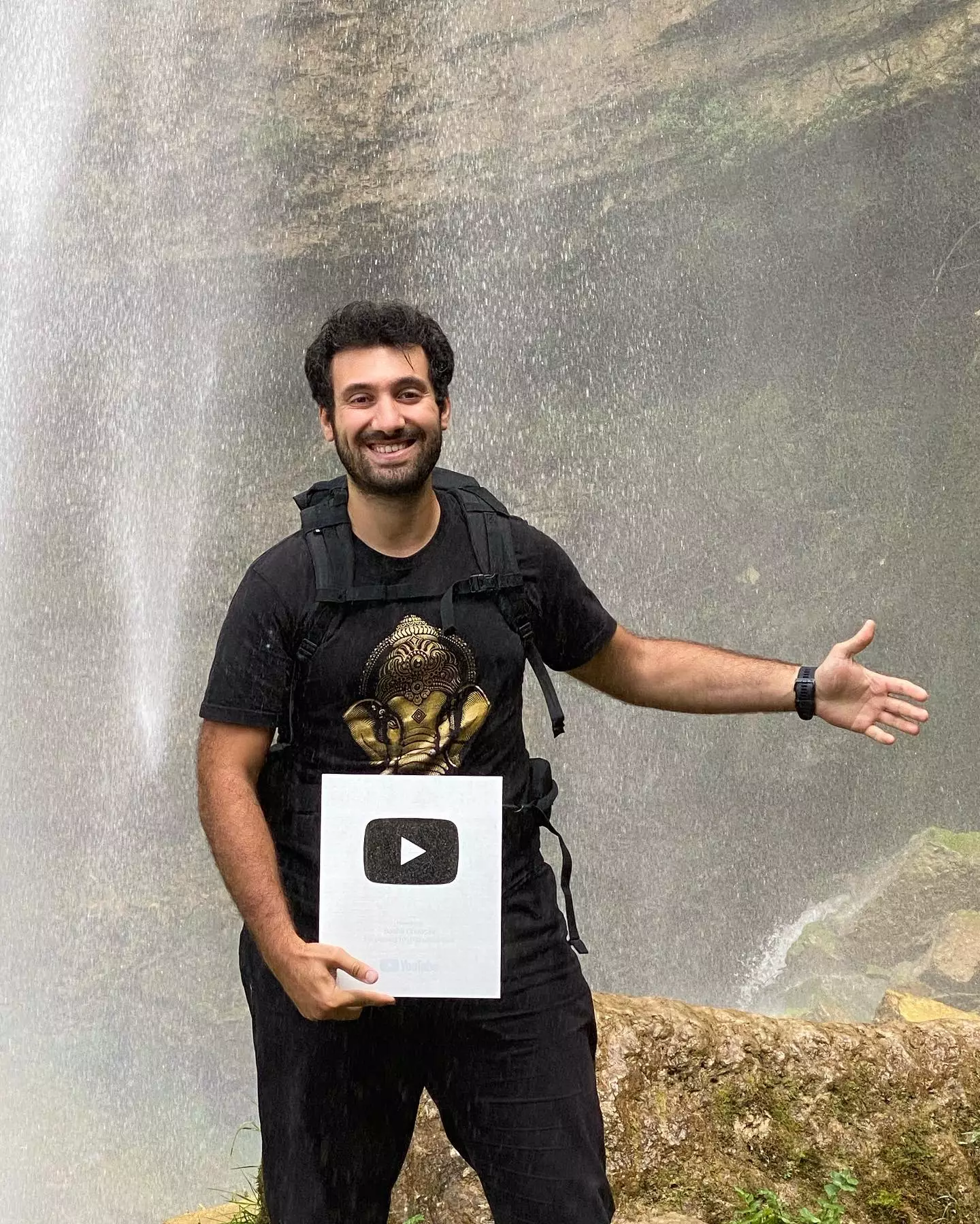 Bashir shares adventure content on YouTube.