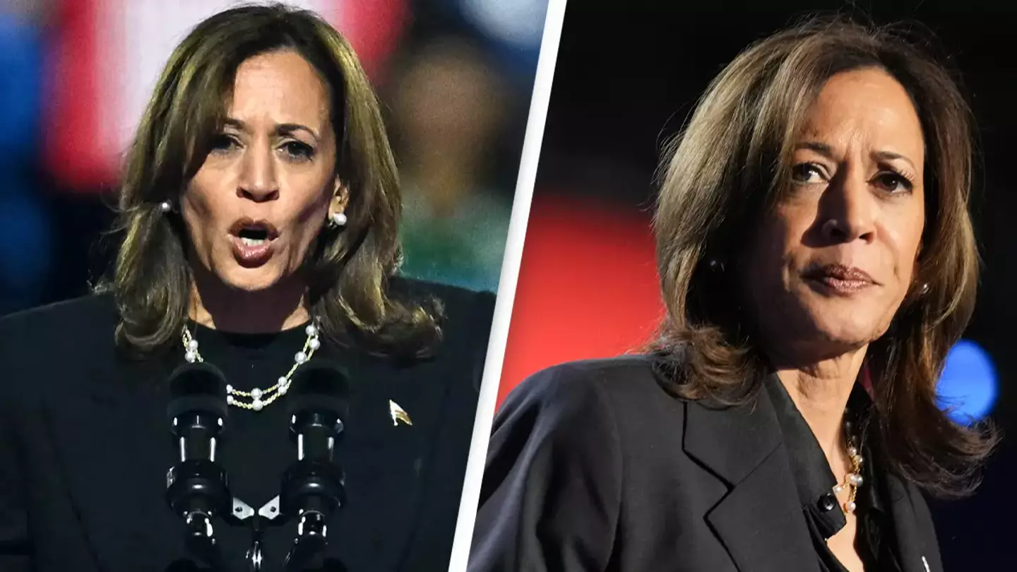 Kamala Harris addresses supporters after Donald Trump wins the 2024 US presidential election