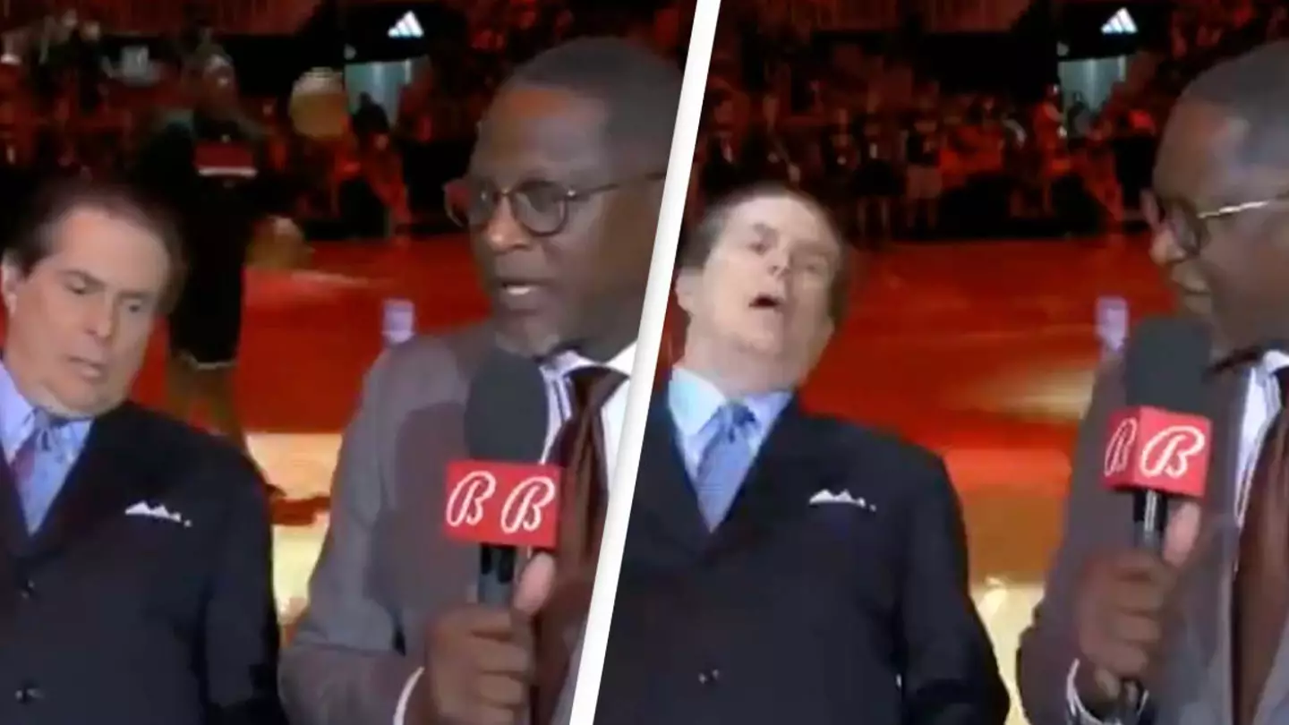 Sports announcer suffers scary medical emergency live on air and is rushed to hospital