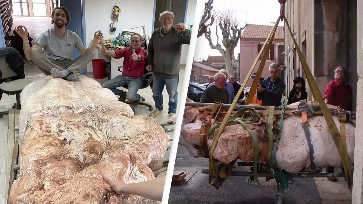 Rare intact dinosaur skeleton discovered after one man kept it as his little secret for two years