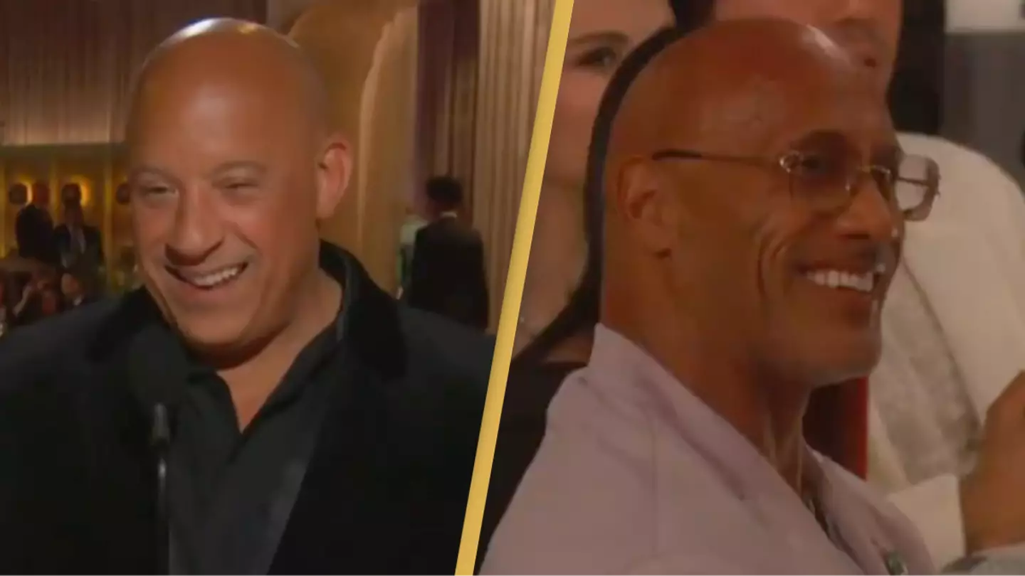 Viewers stunned as Vin Diesel calls out The Rock in ‘awkward’ moment at the Golden Globes