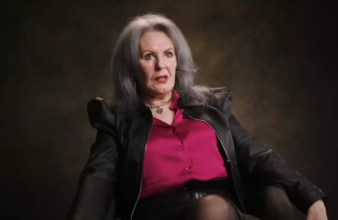 Sherry Lever is the UK's oldest dominatrix (LADbible Stories/YouTube)