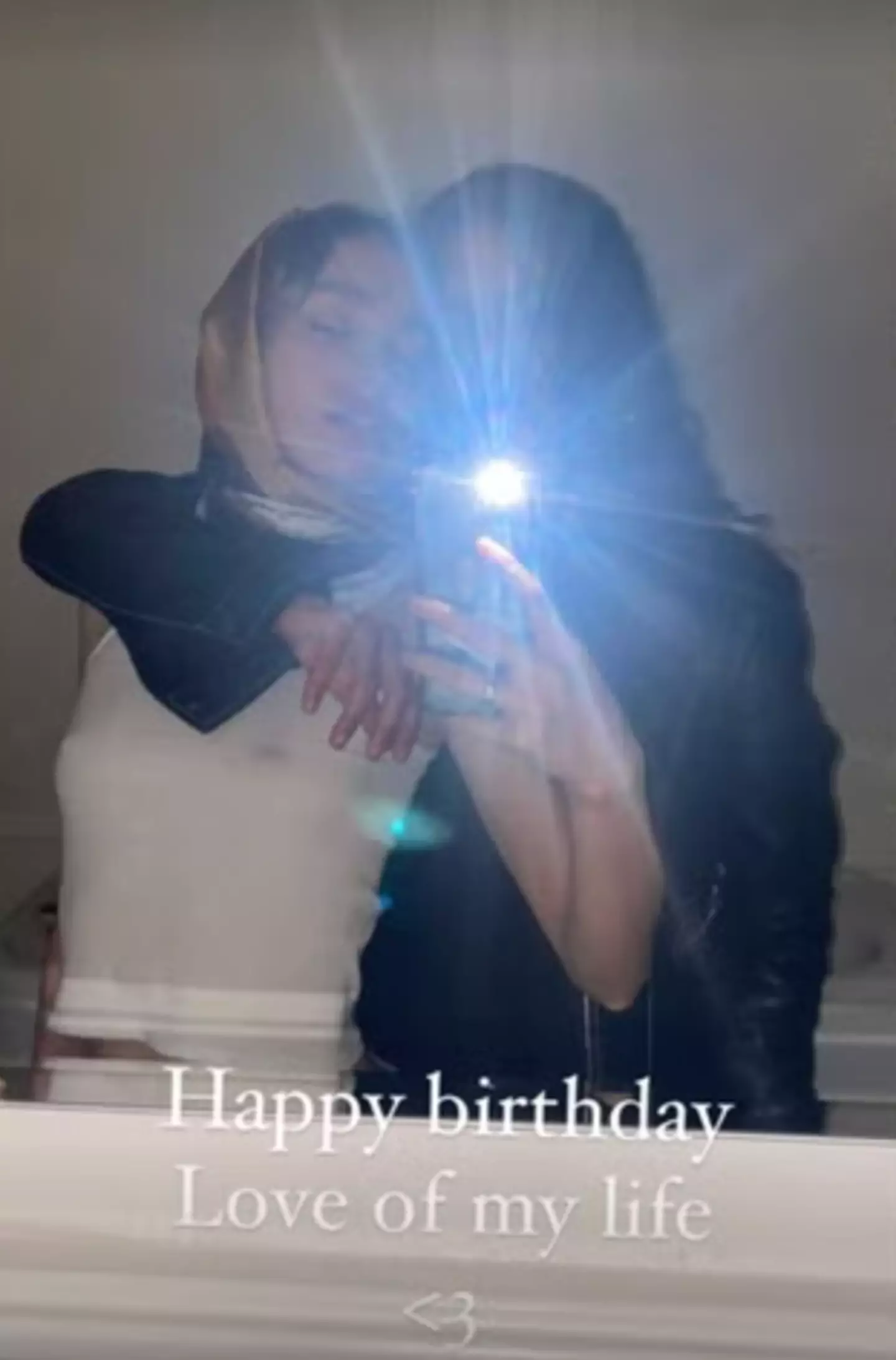 Depp shared a series of photos calling 070 Shake the 'love of my life'.