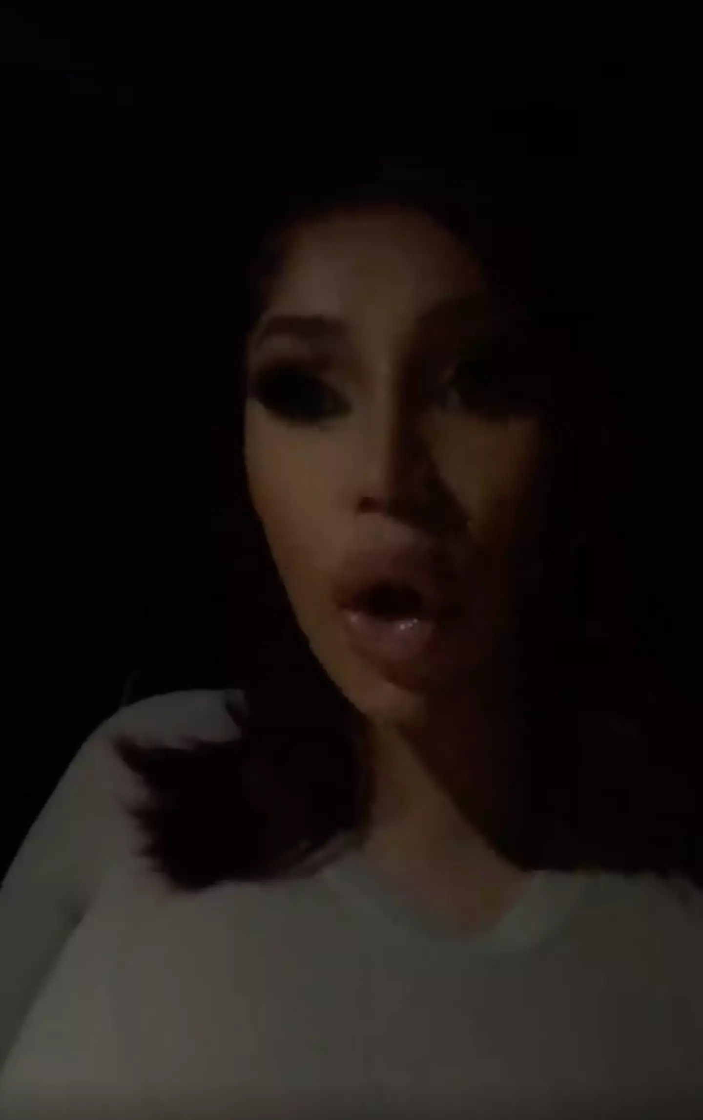 After receiving backlash, the rapper posted a sweary video on the matter.