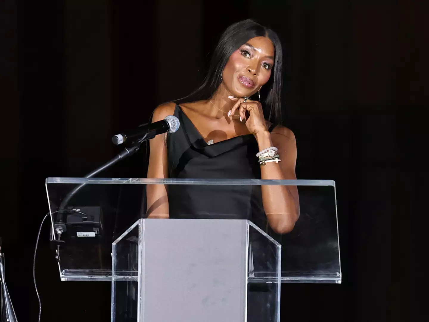 The British supermodel caused a bit of a stir with her comments at Harlem's Fashion Show and Style event (Theo Wargo/Getty Images)