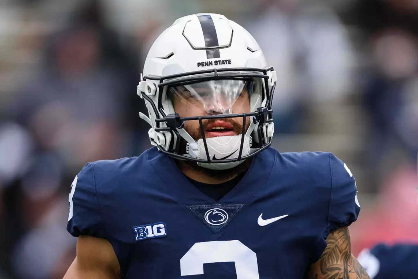 Fleming had the last year of his five-year career prior to the crash playing football at Penn State (Scott Taetsch/Getty Images)