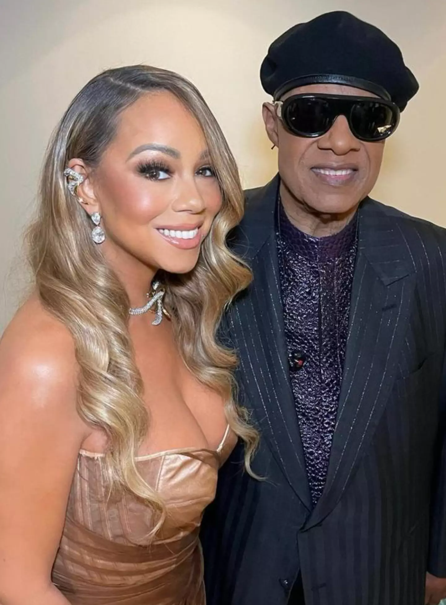Mariah and Stevie at The Recording Academy Honours.