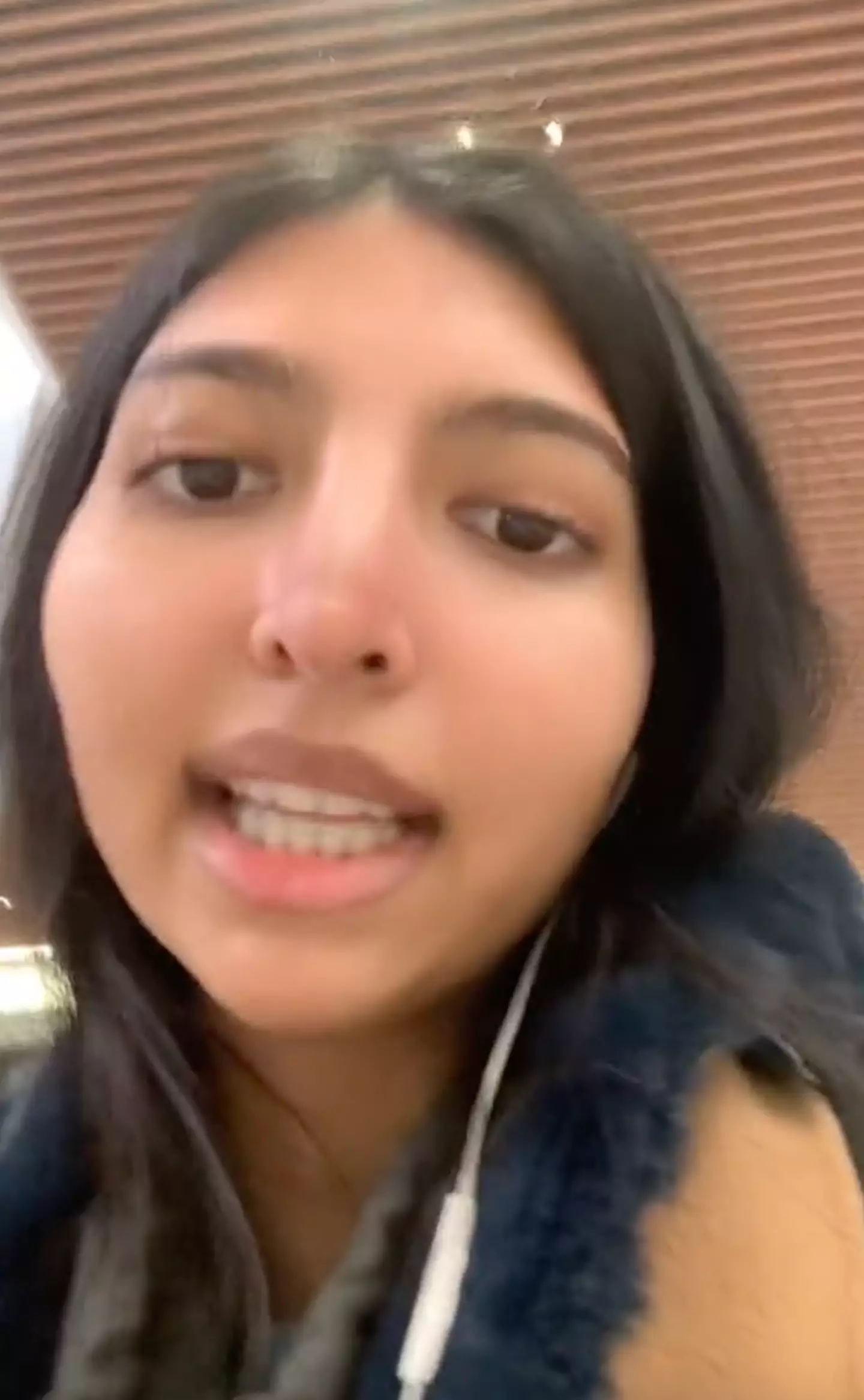 Surya said she'd usually move, but decided not to in this case.