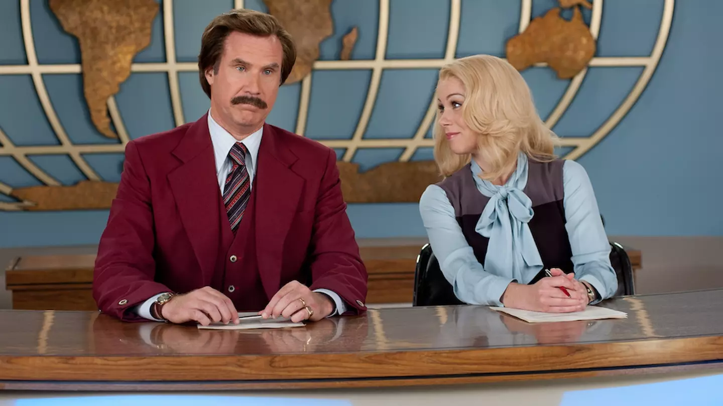 Anchorman came in second place.