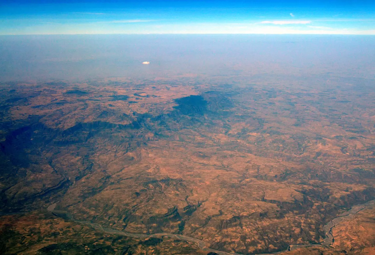 Aerial view of Africa's Great Rift Valley. (Mtcurado/Getty Images)