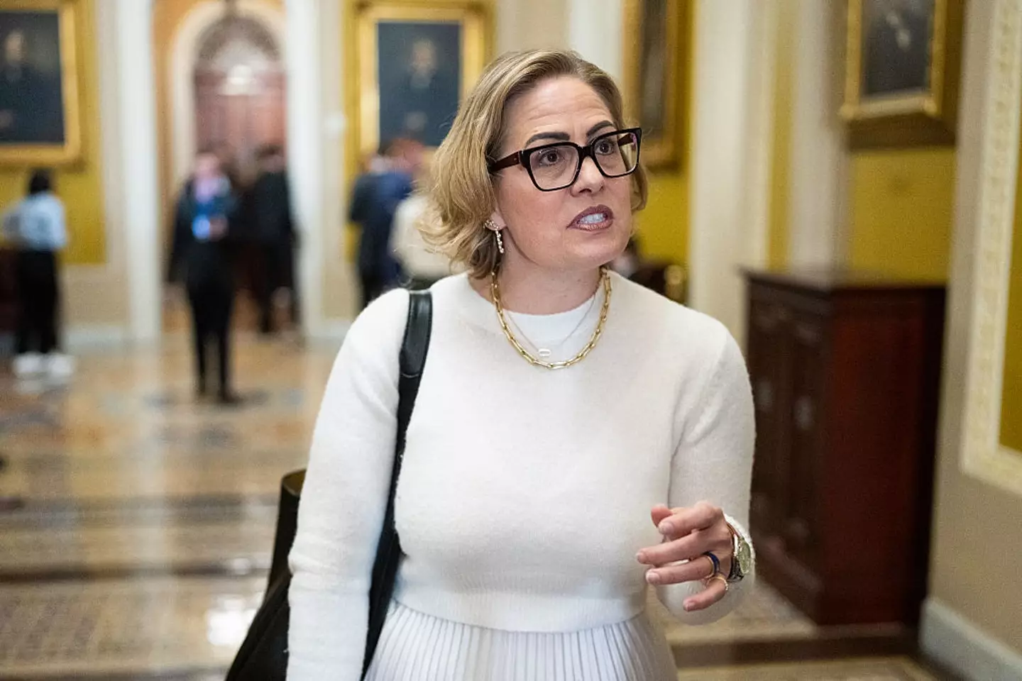 Some wild claims were made against former Senator Kyrsten Sinema (Bill Clark/CQ-Roll Call, Inc via Getty Images)