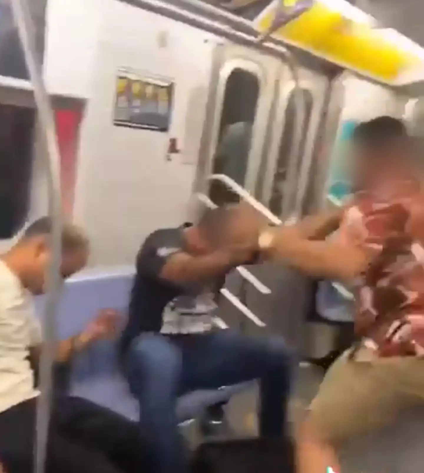 The victim's friend stepped in after he'd been elbowed.