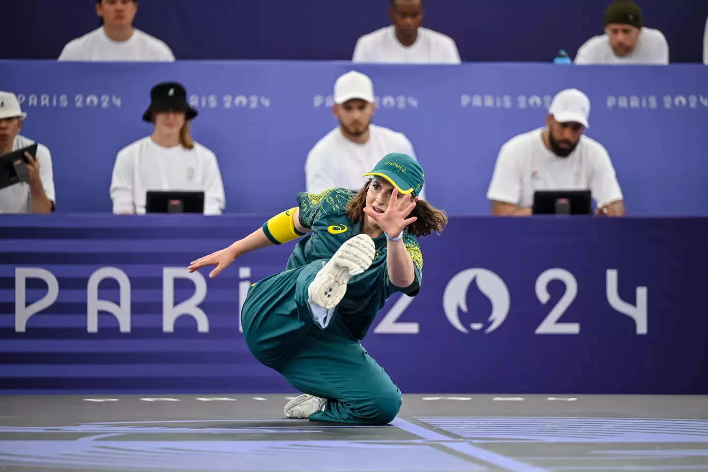 Raygun's routine didn't score her any points. (Harry Langer/DeFodi Images via Getty Images)