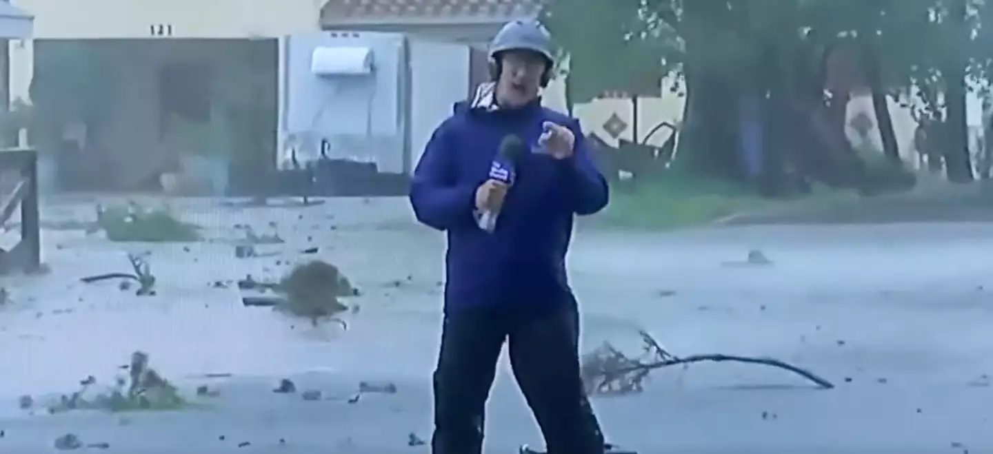 Cantore was reporting live from Punta Gorda.