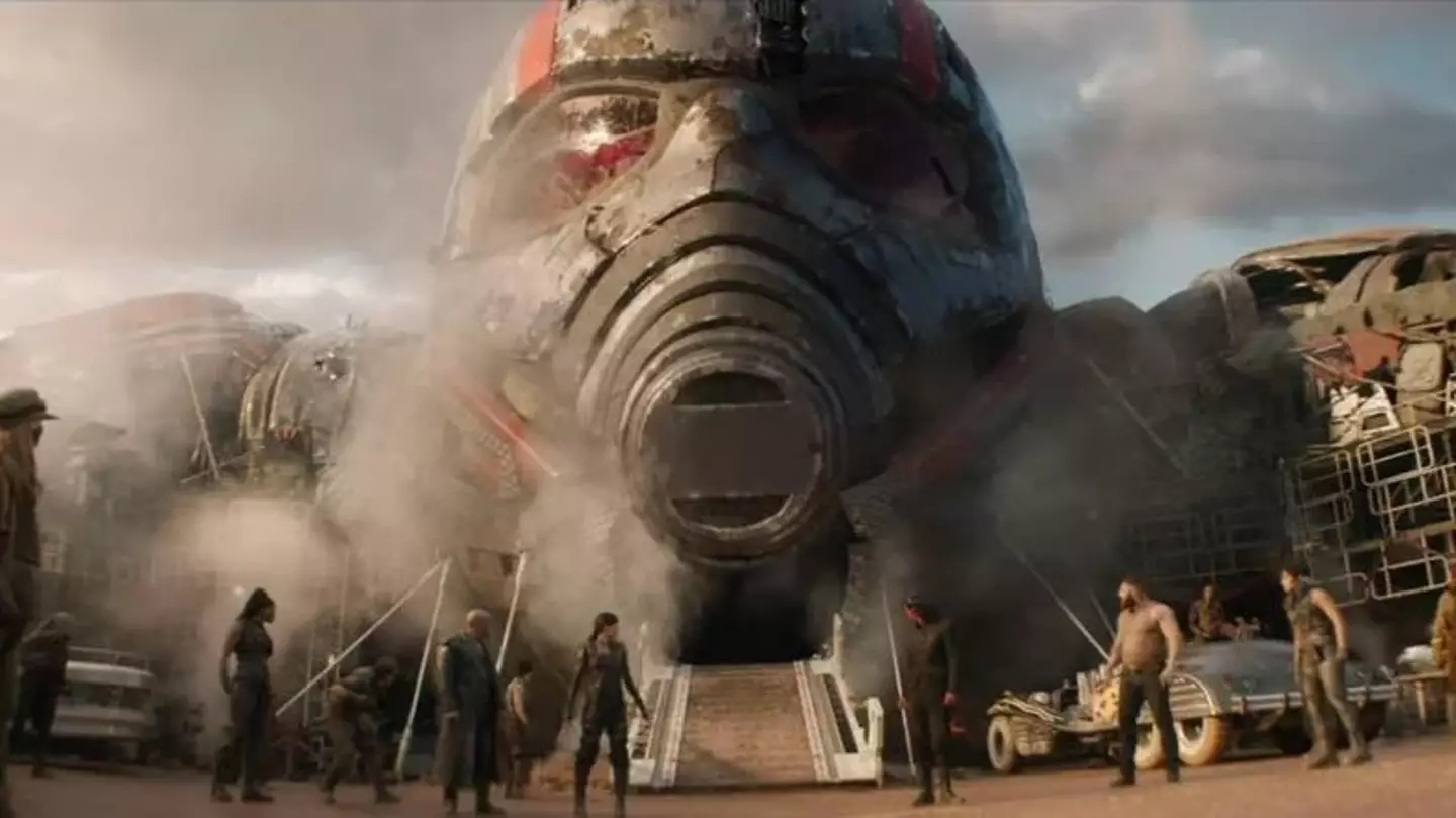 Ant-man's skull in the Deadpool 3 trailer. (Marvel Studios)